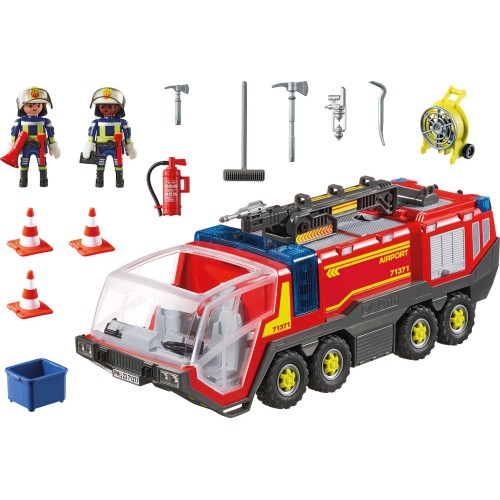 Playmobil City Action Πυροσβεστικό Όχημα Με Φώτα, Ήχο Και Κανόνι 71371 4008789713711