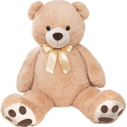 Christakopoulos Beige Teddy Bear With Gold Bow 150Cm. 2903 5212007588053