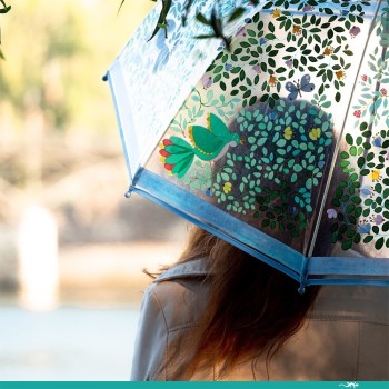 Djeco Adult Umbrella Rare Birds 80Cm. 04721 3070900047211