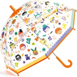 Djeco Childrens Umbrella That Changes Color Faces 68Cm. 04709 3070900047099