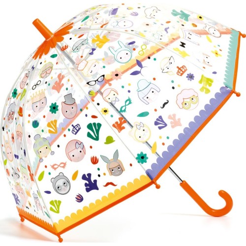 Djeco Childrens Umbrella That Changes Color Faces 68Cm. 04709 3070900047099
