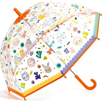 Djeco Childrens Umbrella That Changes Color Faces 68Cm. 04709 3070900047099