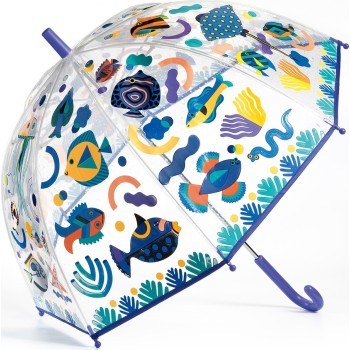 Djeco Childrens Umbrella That Changes Color 68Cm Fish. 04710 3070900047105