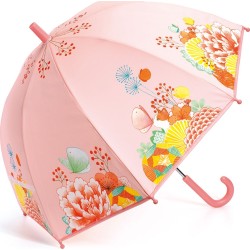 Djeco Childrens Umbrella Pink Garden 70Cm 04701 3070900047013