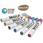CARIOCA Mask Up Metallic Set, Face Makeup Kit, Makeup Set For Girls And Boys, Water-Based Skin Makeup Stick 43155 8003511431556