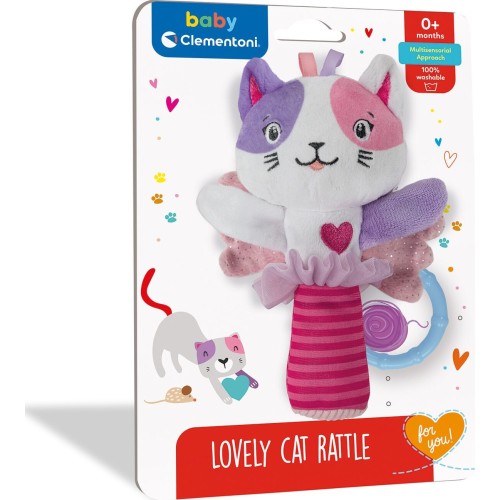 Clementoni Baby For You Baby Rattle Cat 1000-17784 8005125177844