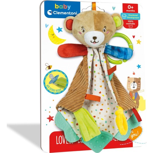 Clementoni Baby For You Baby Teddy Bell Teddy Bear For 0+ Months 1000-17786 8005125177868
