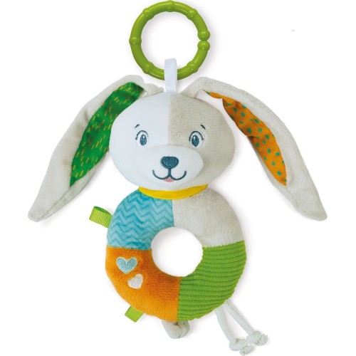 Clementoni Baby For You Baby Rattle Soft Bunny For 0+ Months 1000-17787 8005125177875