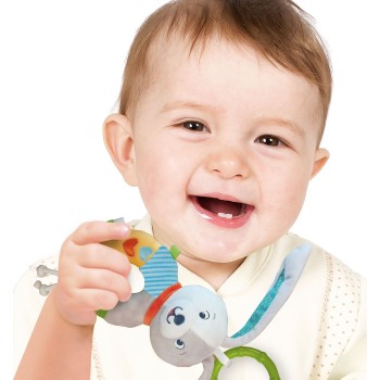 Clementoni Baby For You Baby Rattle Soft Bunny For 0+ Months 1000-17787 8005125177875