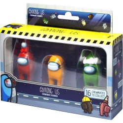 PMI Ltd Among Us Crewmate Figures 3 Pack (4Cm) (S3) (AU2321) 084236 7290117584231