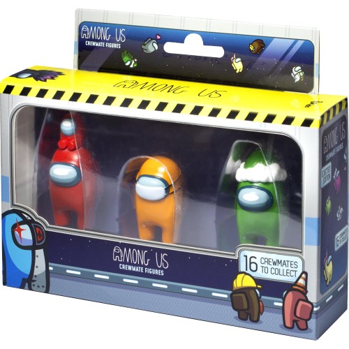 PMI Ltd Among Us Crewmate Figures 3 Pack (4Cm) (S3) (AU2321) 084236 7290117584231