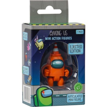 PMI Ltd Among Us Mini Action Figures - Ejected Edition 1 Pack (S3) (Random) (AU6301) 084239 7290117584385