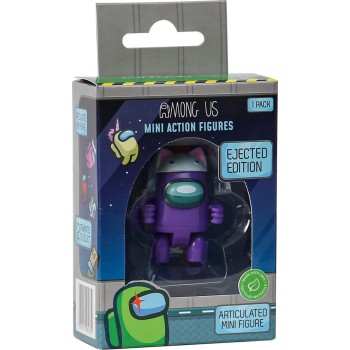PMI Ltd Among Us Mini Action Figures - Ejected Edition 1 Pack (S3) (Random) (AU6301) 084239 7290117584385