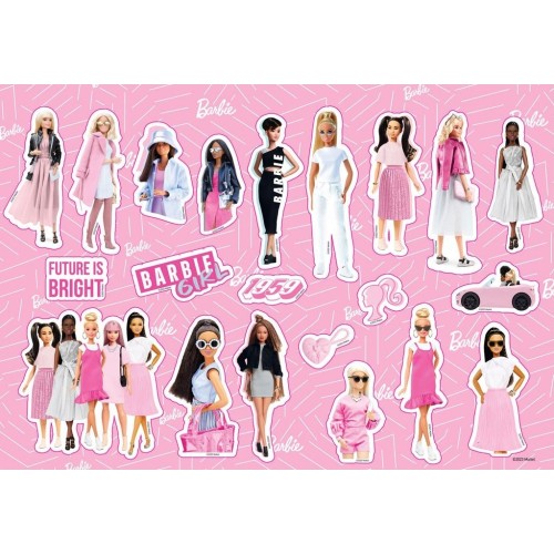 Diakakis imports Μπλοκ Ζωγραφικής Barbie 23X33 Εκ., 40 Φύλλα, Aυτοκόλλητα-Στενσιλ-2 Σελίδες Χρωματισμού 000570344 5205698595318