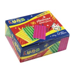 LUNA OFFICE Luna Πλαστελίνες 11 Χρώματα 500Gr 0039409 5205698014475