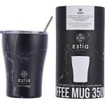 Estia Thermos Coffee MUG Save THE Aegean 350Ml Pentelica Black 01-16913 5207158016913