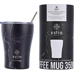 Estia Thermos Coffee MUG Save THE Aegean 350Ml Pentelica Black 01-16913 5207158016913