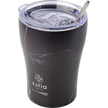Estia Thermos Coffee MUG Save THE Aegean 350Ml Pentelica Black 01-16913 5207158016913