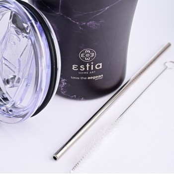 Estia Thermos Coffee MUG Save THE Aegean 350Ml Pentelica Black 01-16913 5207158016913