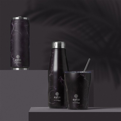 Estia Thermos Coffee MUG Save THE Aegean 350Ml Pentelica Black 01-16913 5207158016913