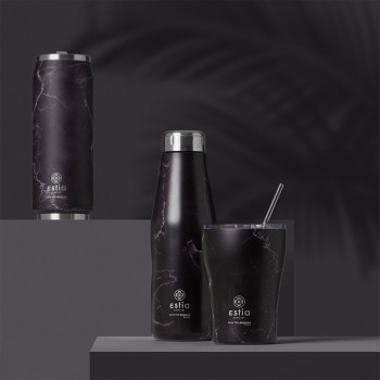 Estia Thermos Coffee MUG Save THE Aegean 350Ml Pentelica Black 01-16913 5207158016913