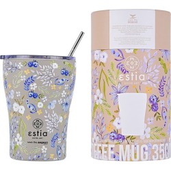 Estia Θερμός Coffee Mug Save The Aegean 350Ml Symphony Taupe 01-16869 5207158016869