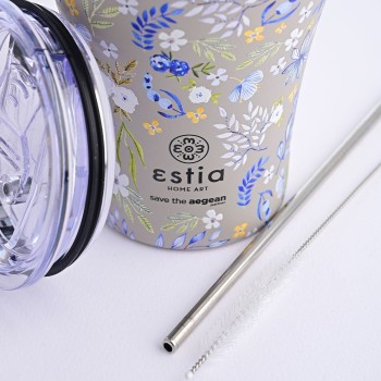 Estia Thermos Coffee MUG Save THE Aegean 350Ml Symphony Taupe 01-16869 5207158016869