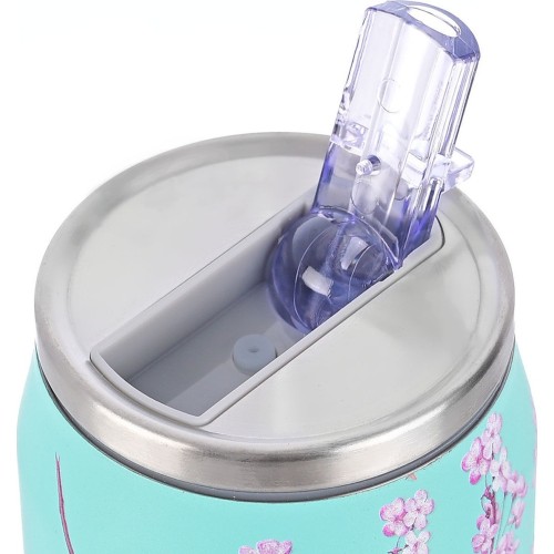 Estia Θερμος Travel Cup Save The Aegean 500Ml Blossom Green 01-16814 5207158016814
