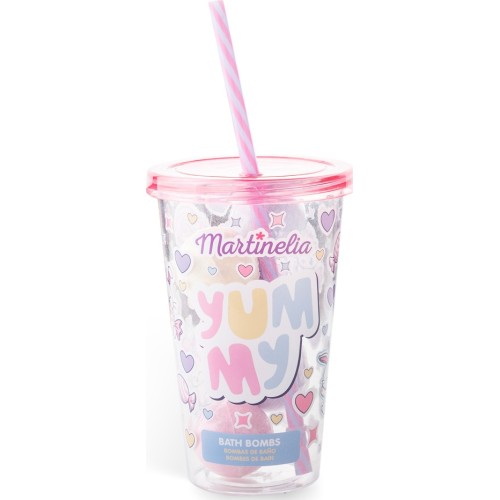 martinelia Yummy Bath Bombs Ποτήρι Με Καλαμάκι Που Περιλαμβάνει 6 Bath Bombs LL-42509 8436609391522