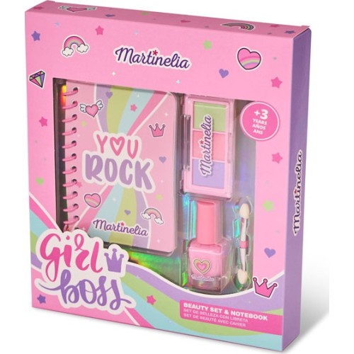 martinelia Supergirl Notebook And Beauty Set Ομορφιάς Με Σημειωματάριο L-11959 8436591927969