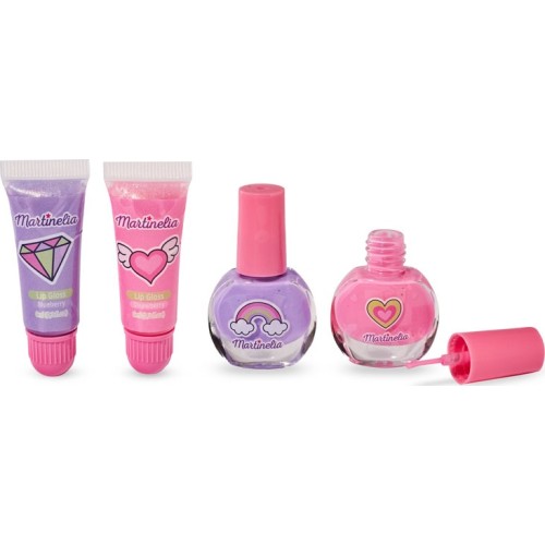 martinelia Super Girl Nail Polish And Lip Gloss Bag Παιδικό Σετ L-11958 8436591927952