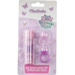 martinelia Shimmer Wings Lip Balm And Ring Set LL-26125 8436609391560
