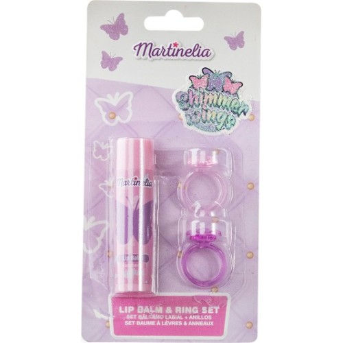 martinelia Shimmer Wings Lip Balm And Ring Set LL-26125 8436609391560