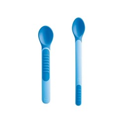 MAM Heat Sensitive Spoons With Case Blue 513B 9001616834219