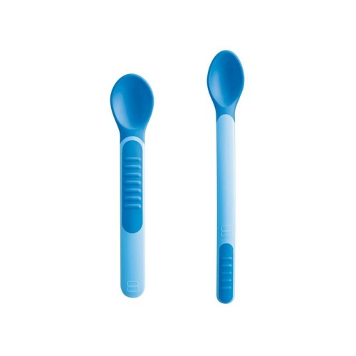 MAM Heat Sensitive Spoons With Case Blue 513B 9001616834219