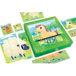 Lisciani Επιτραπέζιο Carotina Baby 9 Progressive Puzzles - Η Φάρμα 10.95483 8008324095483