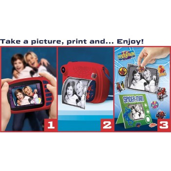 Lisciani Spider-Man Print Cam Φωτογραφική Κάμερα 25.104024 8008324104024