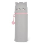 Legami Kawaii 2-In-1 Soft Κασετίνα Σιλικόνης Kitty Με Φερμουάρ, 6,3 Cm Γατούλα KA0009 8052694002169