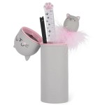 Legami Kawaii 2-In-1 Soft Κασετίνα Σιλικόνης Kitty Με Φερμουάρ, 6,3 Cm Γατούλα KA0009 8052694002169