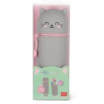 Legami Kawaii - 2 In 1 Soft Silicone Pencil Case - Kitty KA0009 8052694002169