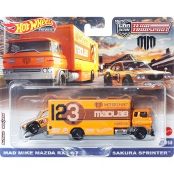 Mattel Hot Wheels Premium Mad Mike Mazda Rx3 Gt Sakura Sprinter FLF56 / HKF44 194735102259