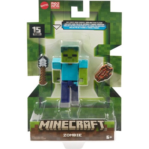 Mattel Minecraft Φιγούρες 8Εκ - Zombie GTP08 / HTN08 194735194339
