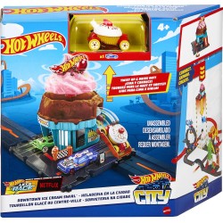 Mattel Hot Wheels City Ice Cream Shop HDR24 / HTN77 194735195077