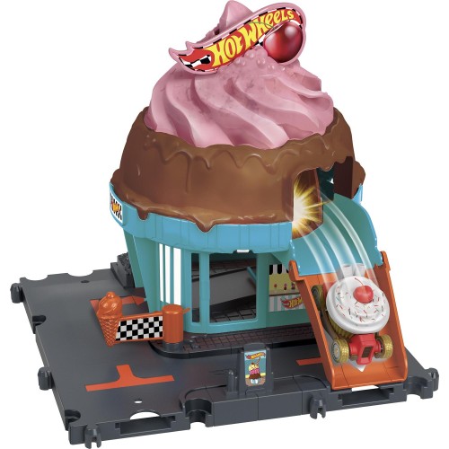 Mattel Hot Wheels City Ice Cream Shop HDR24 / HTN77 194735195077