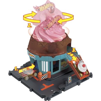 Mattel Hot Wheels City Ice Cream Shop HDR24 / HTN77 194735195077