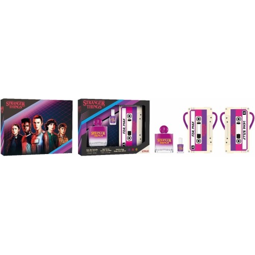 Air-Val Netflix Stranger Things Gift Σετ Δώρου Άρωμα 100 Ml + Βερνίκι Νυχιών + Τσάντα Κινητού 9529 8411114095295