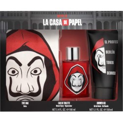 Air-Val Netflix La Casa De Papel Gift Set Edt 100 Ml + Shower Gel 150 Ml + Tote Bag 9526 8411114095264