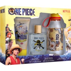 Air-Val Netflix One Piece Gift Set Edt 100 Ml + Shower Gel 150 Ml + Water Bottle 9531 8411114095318