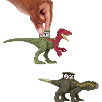 Mattel Βασικές Φιγούρες Δεινοσαύρων Jurassic World Danger Pack Eoraptor Vs. Stegouros HLN49 / HTK47 194735192403