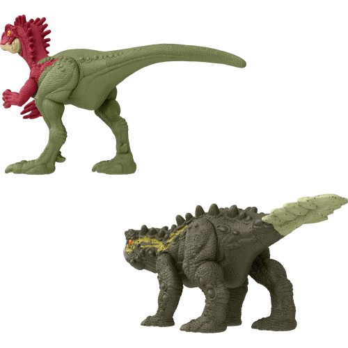 Mattel Jurassic World Danger Pack Eoraptor Vs. Stegouros HLN49 / HTK47 194735192403